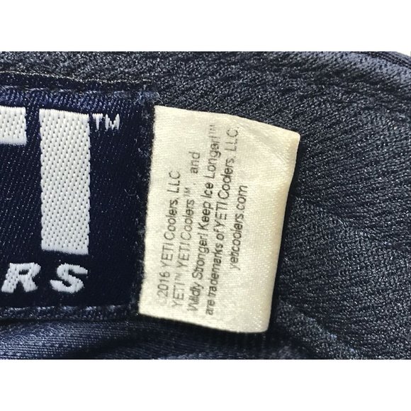 Yeti Coolers Adjustable Snapback Cap Rope Hat- One Size Navy Blue White - Picture 9 of 11